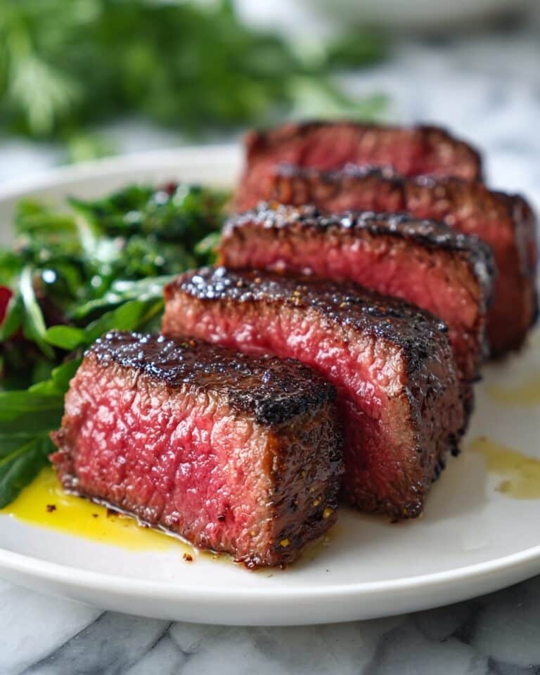 Perfectly Pan-Seared Denver Steak with Herb Butter Recipe
