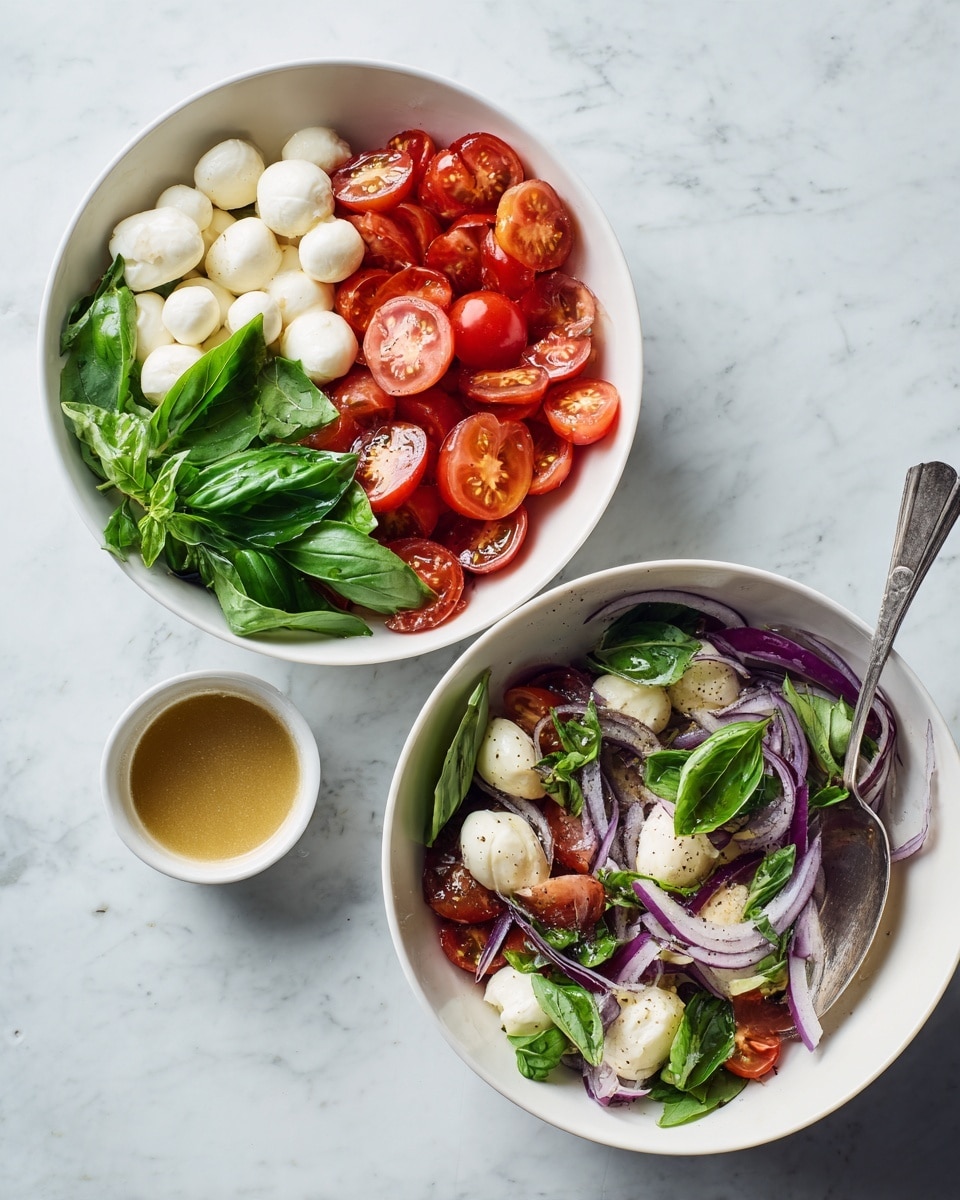 Fresh Tomato and Mozzarella Salad with Balsamic Glaze Recipe - Recipe Image