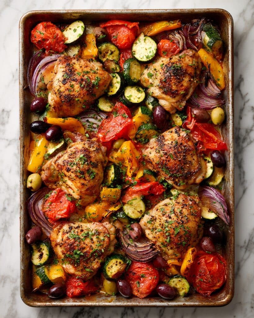 Greek Sheet-Pan Chicken Recipe