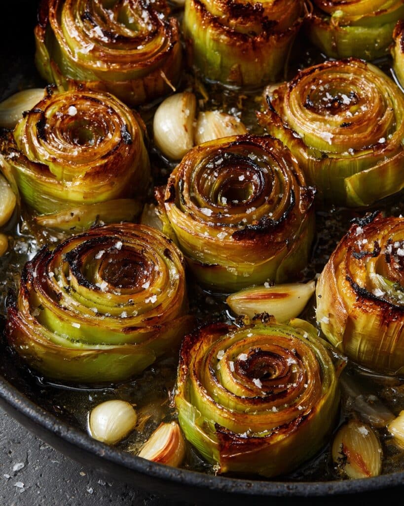 Buttery Braised Leeks Recipe