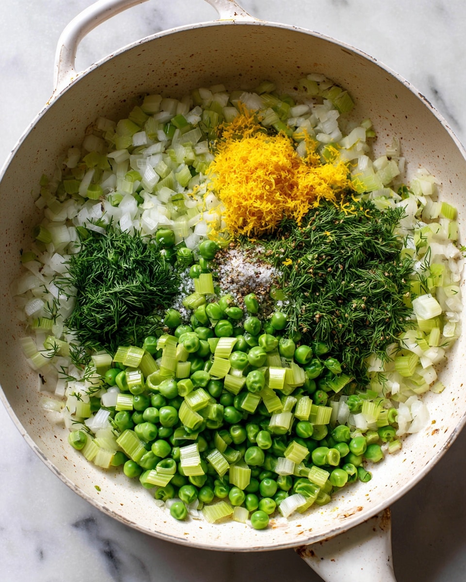 Pasta with Pea Sauce Recipe - Recipe Image