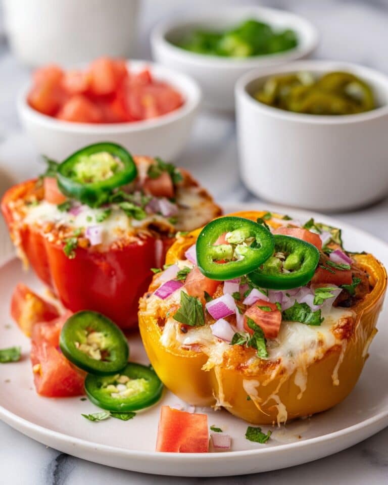 Low Carb Mexican Stuffed Peppers Recipe