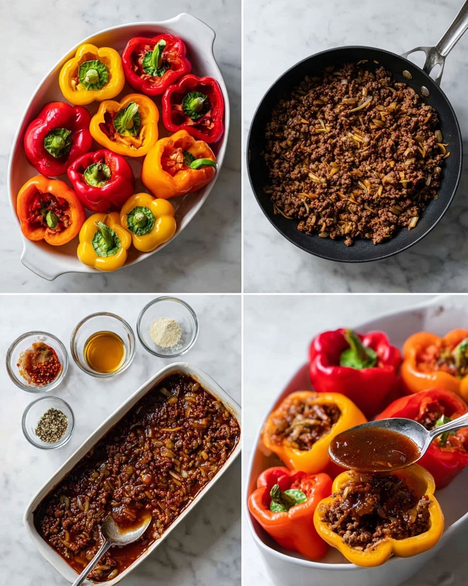 Low Carb Mexican Stuffed Peppers Recipe - Recipe Image