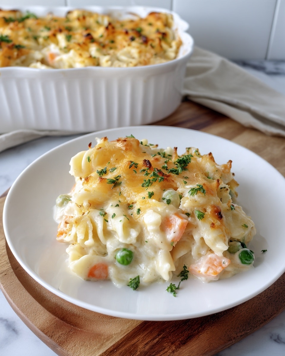 Creamy Chicken Noodle Casserole Recipe