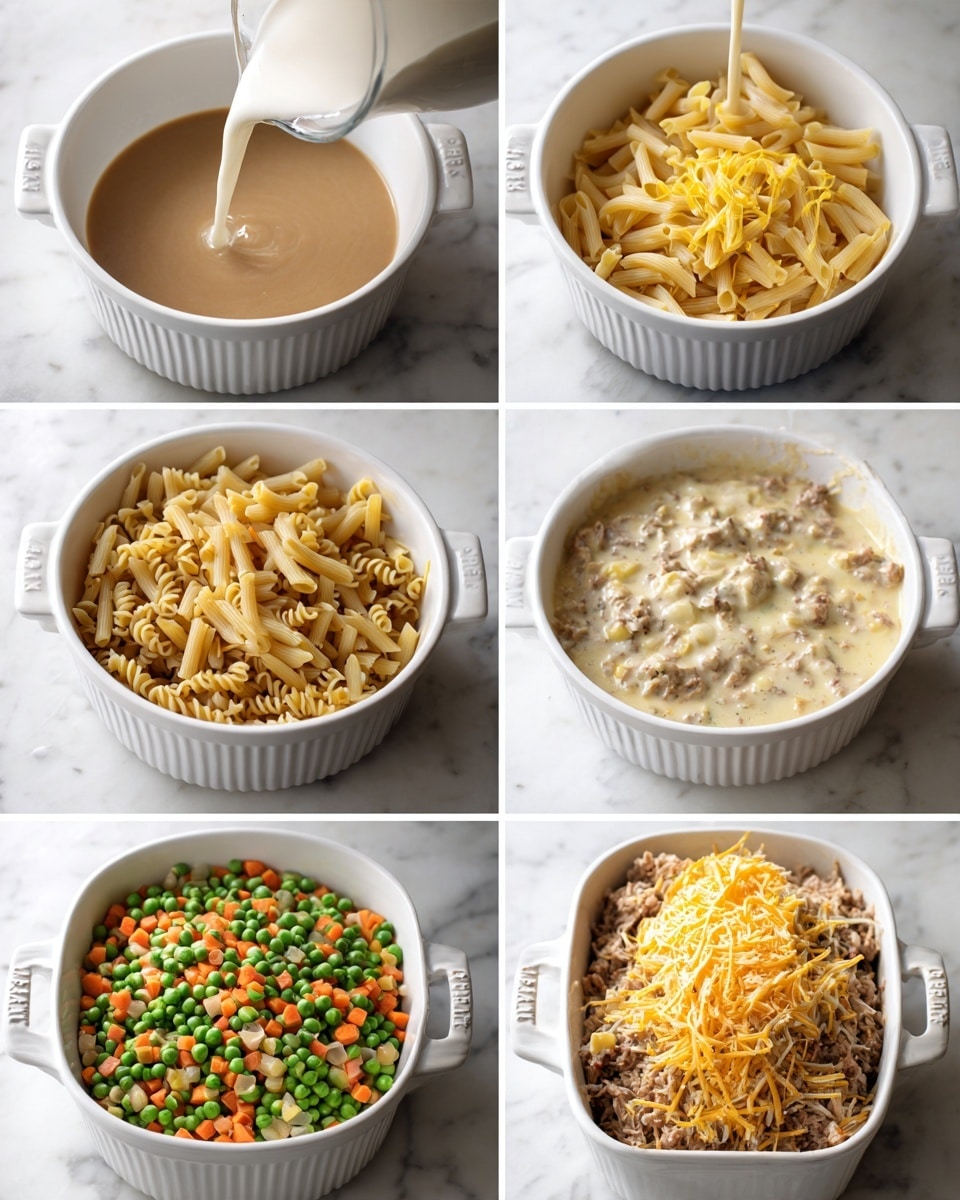 Creamy Chicken Noodle Casserole Recipe - Recipe Image