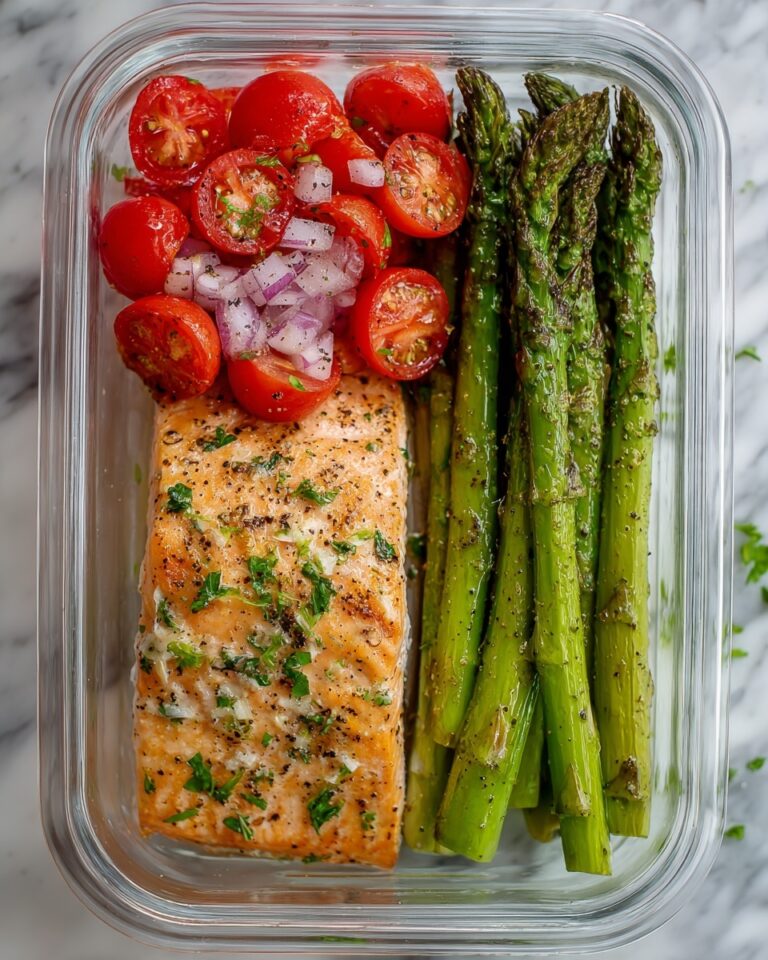 Salmon with Asparagus and Lemon Sauce Recipe