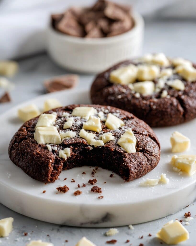 Chocolate Cookies and Cream Cookies Recipe
