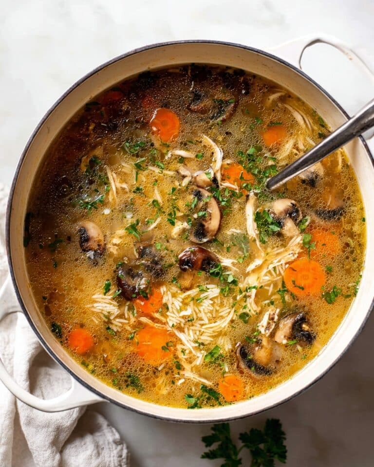 Chicken and Mushroom Soup Recipe
