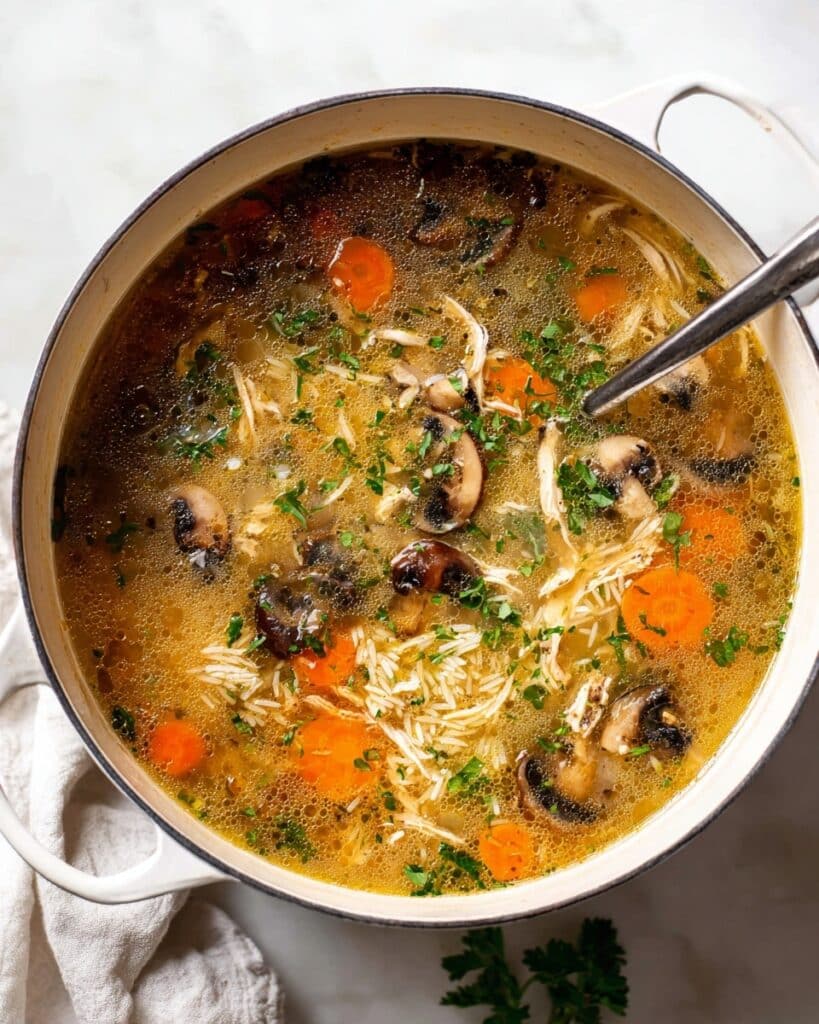 Chicken and Mushroom Soup Recipe