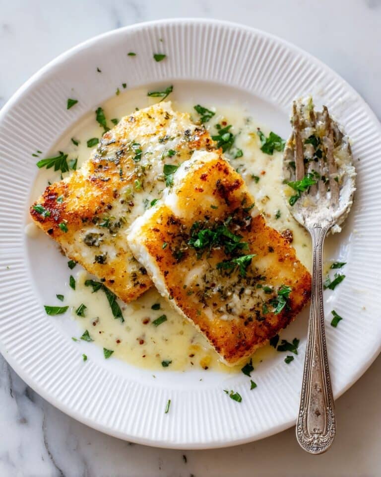 Garlic Paprika Pan-Seared Halibut with Lemon and Fresh Herbs Recipe