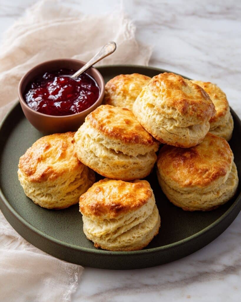 Soft and Fluffy Cream Cheese Biscuits with Buttermilk Recipe
