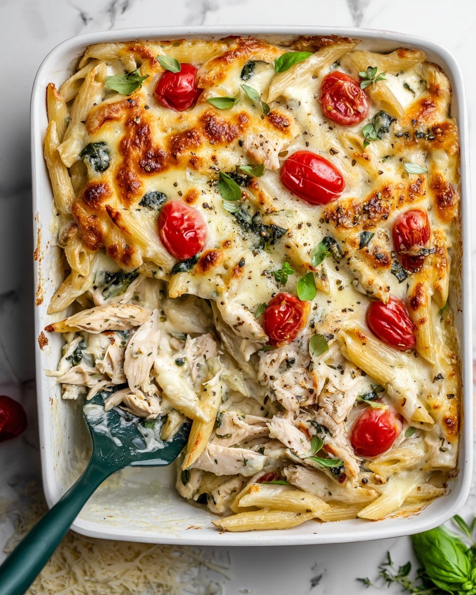 Creamy Chicken Pasta Bake Recipe
