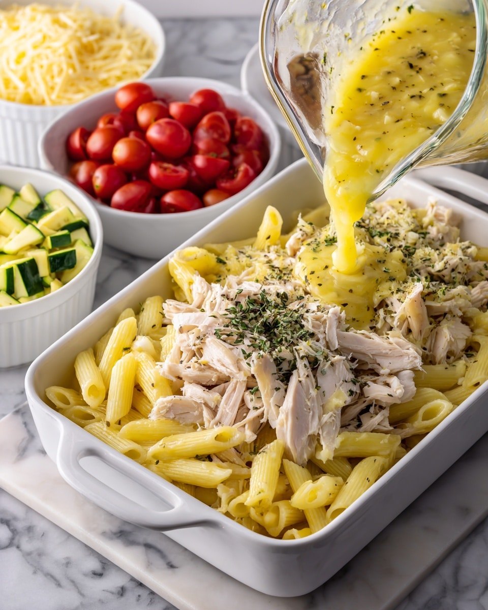 Creamy Chicken Pasta Bake Recipe - Recipe Image