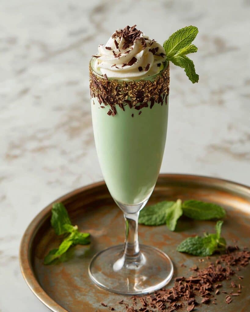 3-Ingredient Homemade Grasshopper Cocktail Recipe
