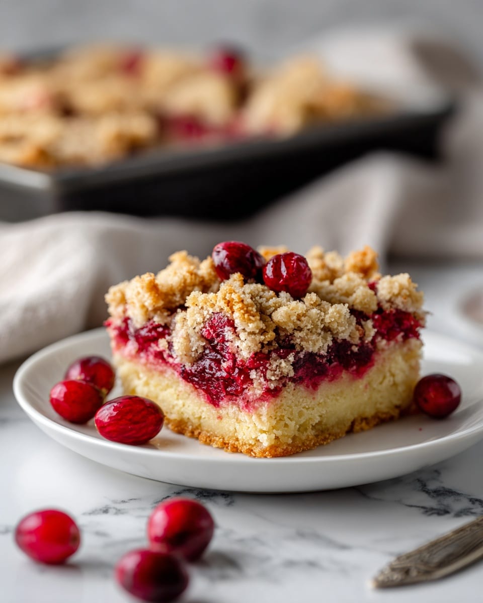 Easy Cranberry Coffee Cake Recipe