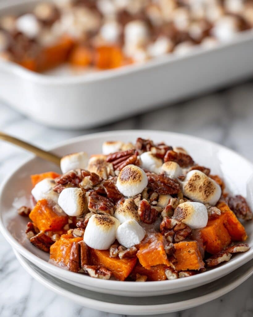 Molasses Glazed Sweet Potatoes Recipe
