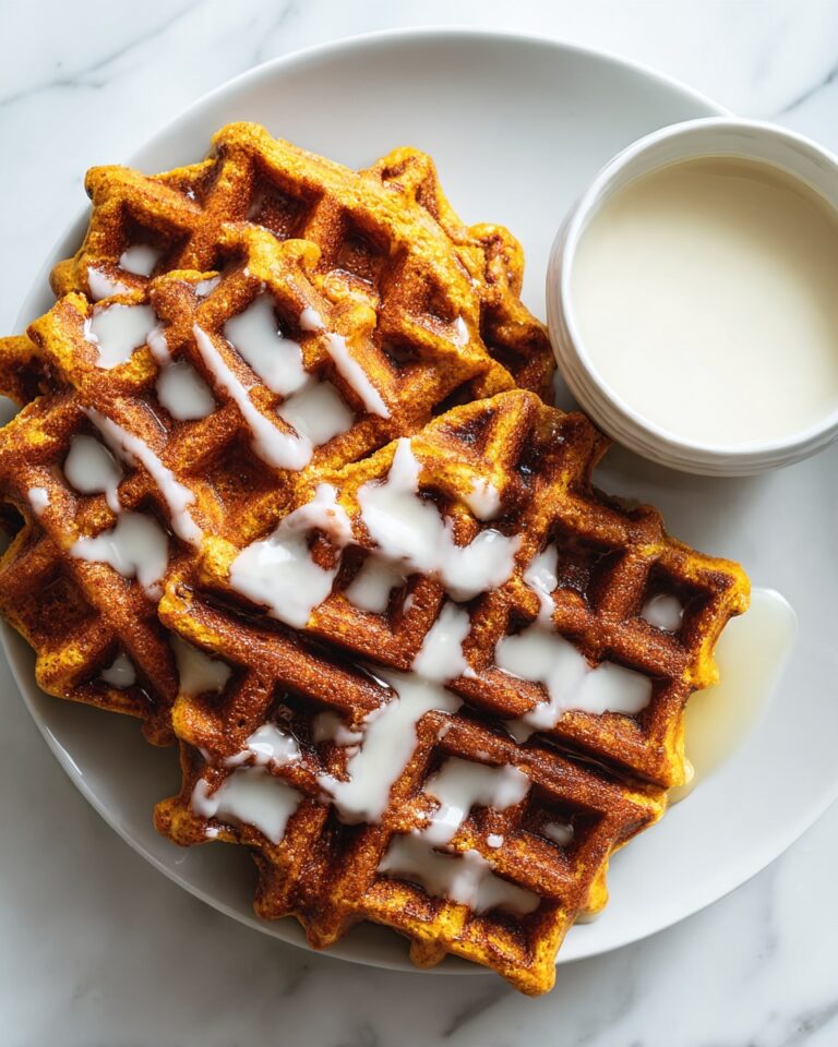 Cinnamon Roll Waffles Recipe