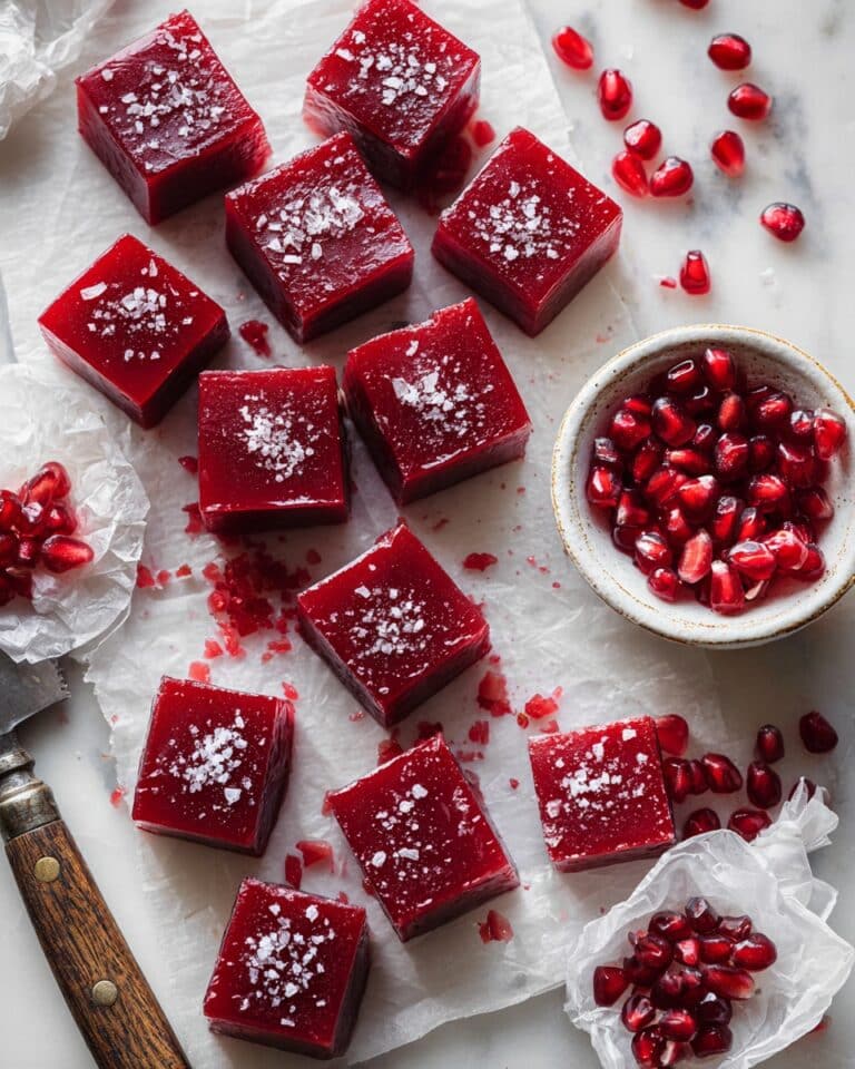 Cranberry Pomegranate Caramels Recipe