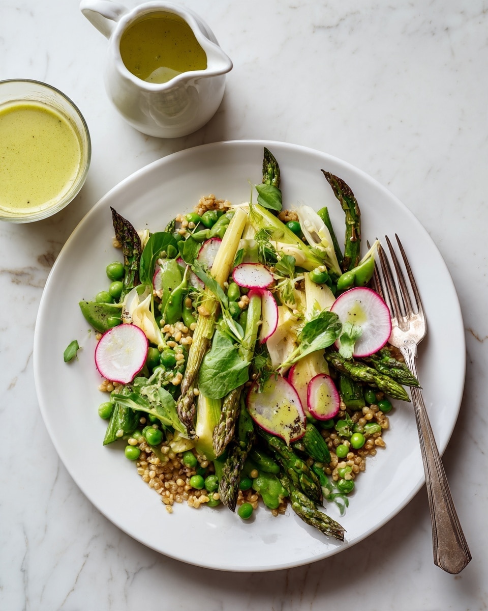 Sorghum and Shaved Asparagus Salad Recipe