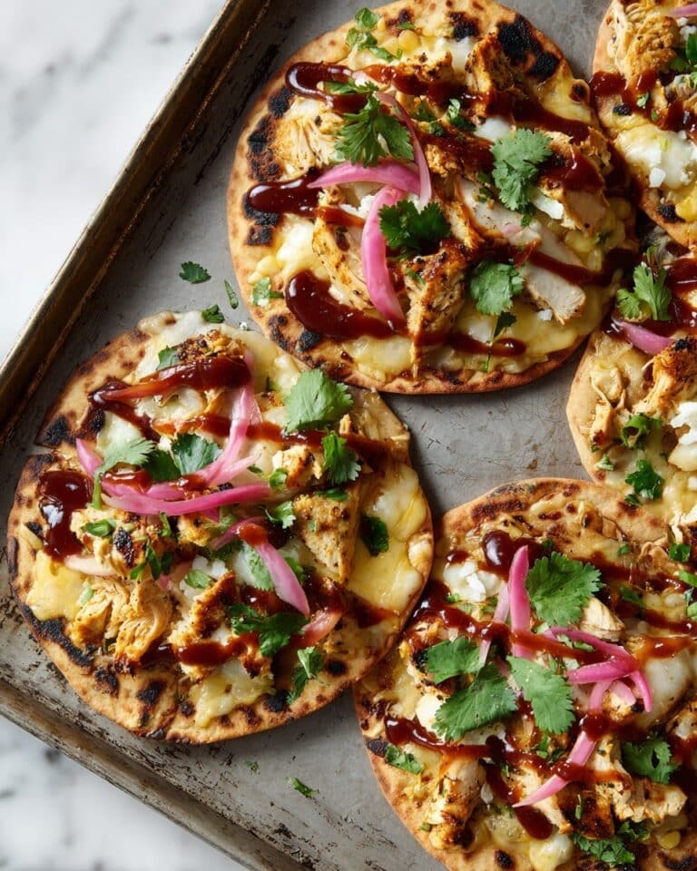 BBQ Chicken Flatbread Recipe