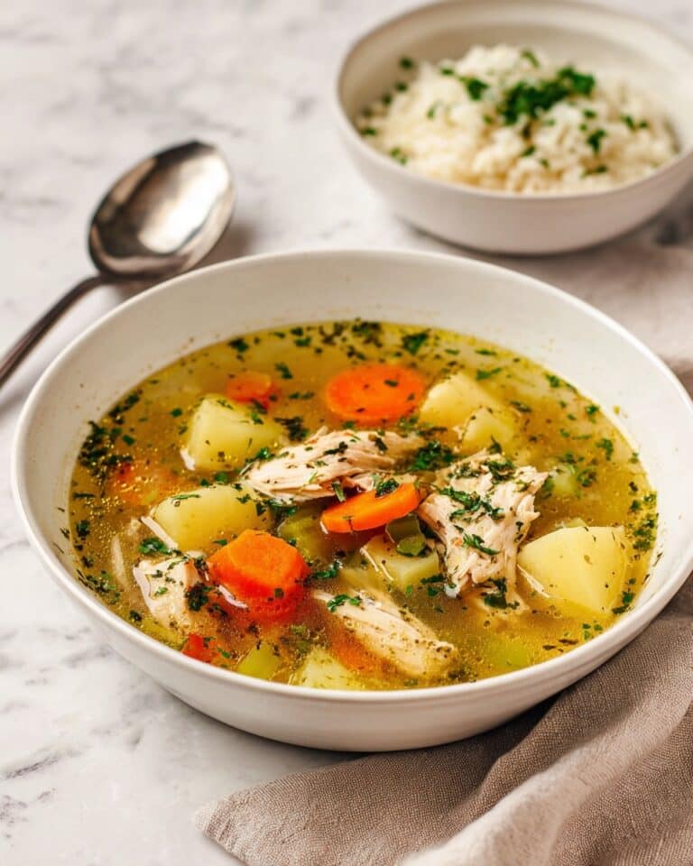 Hearty Chicken and Split Pea Soup with Fresh Dill Recipe