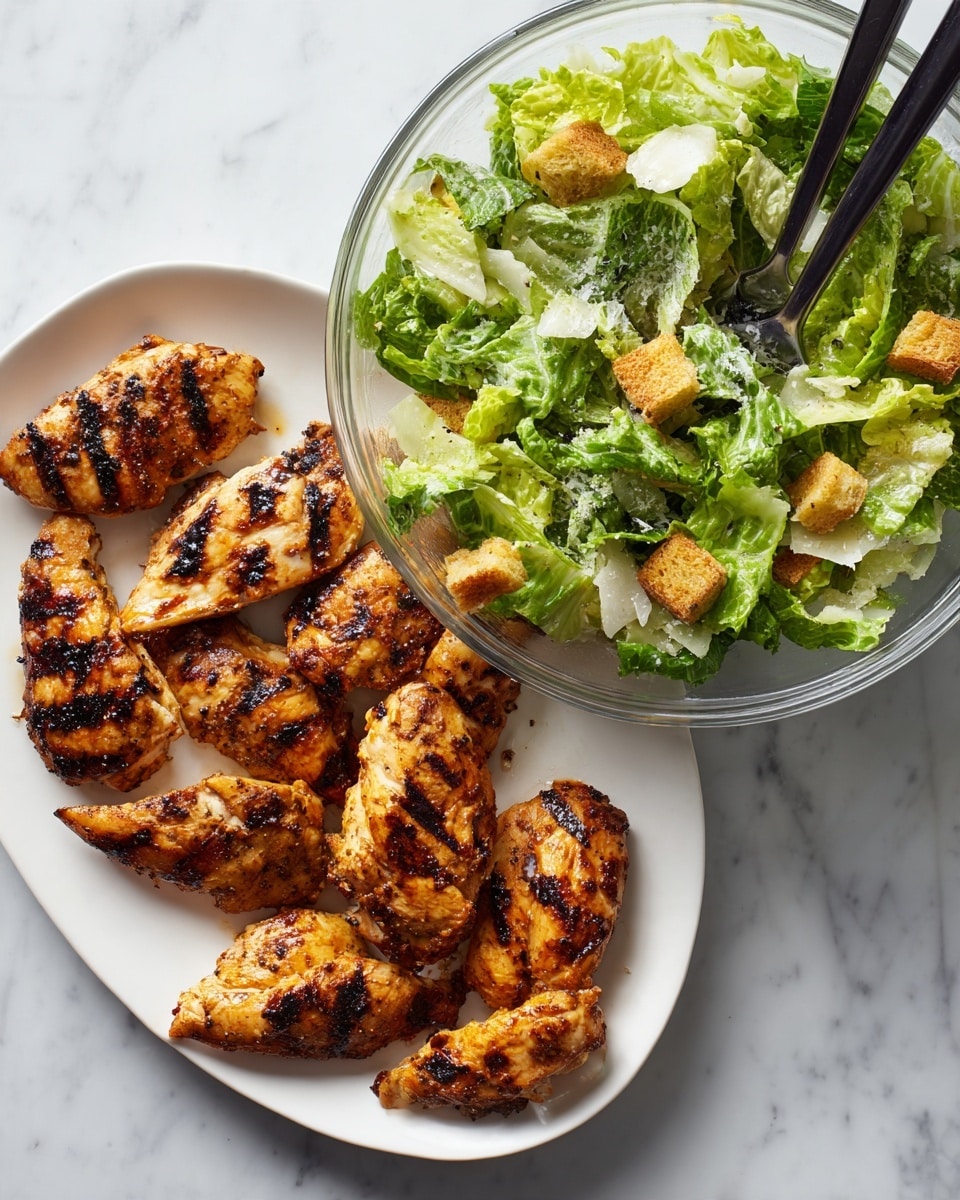 Best Chicken Caesar Salad Recipe - Recipe Image