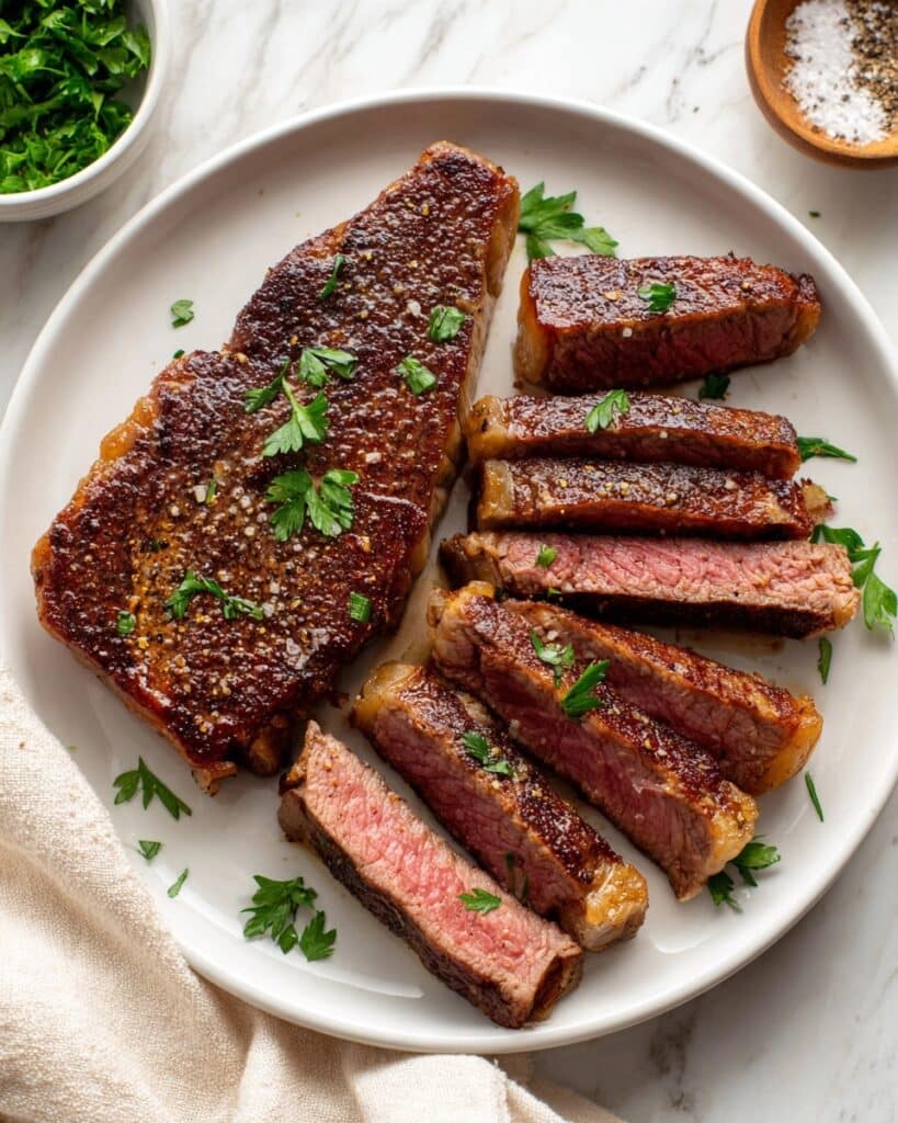 Perfectly Seared Skirt Steak Recipe