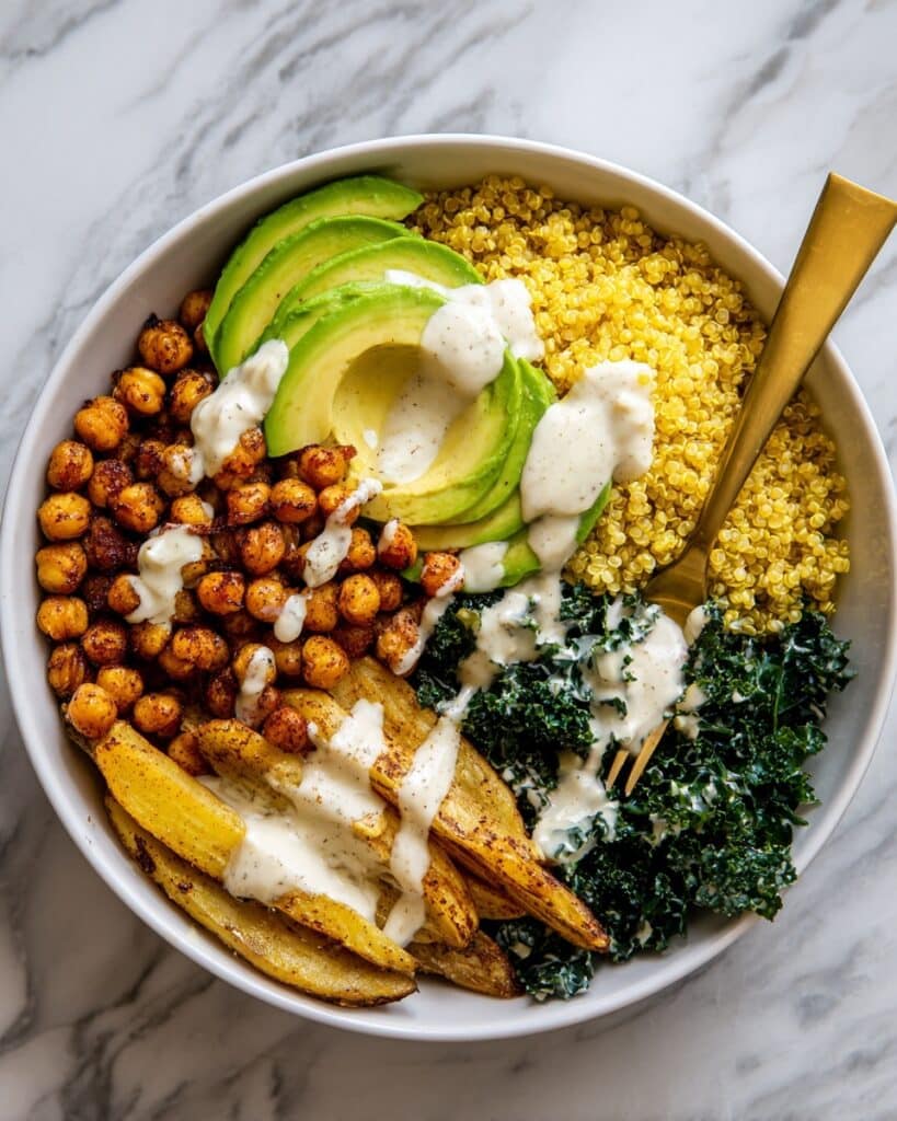 Vegan Turmeric Quinoa Power Bowls Recipe