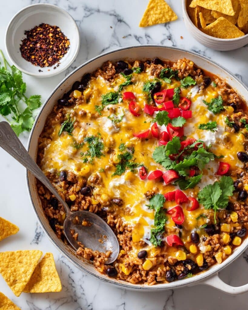 Hamburger Rice Casserole Recipe