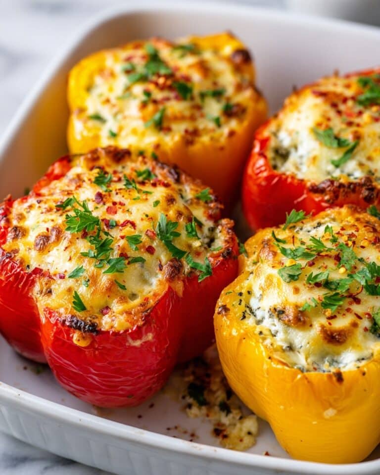 Cheesy Chicken Stuffed Peppers Recipe