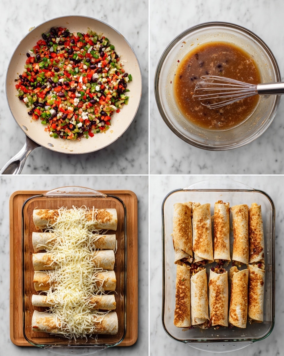 Easy Vegetarian Enchiladas Recipe - Recipe Image