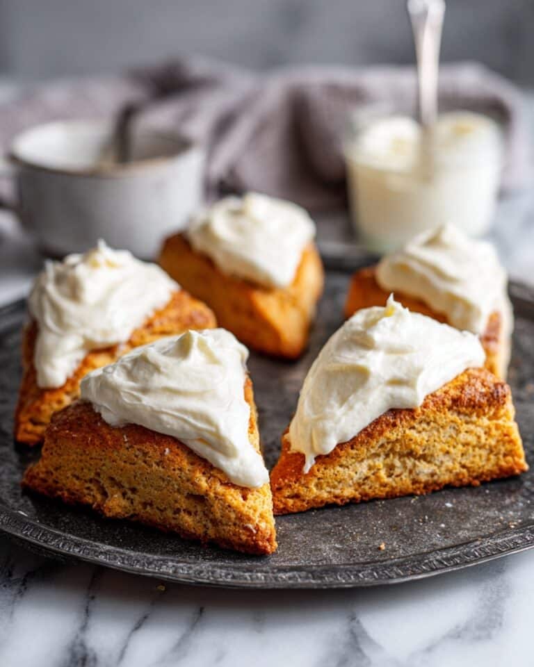Banana Scones with Brown Butter Cream Cheese Frosting Recipe