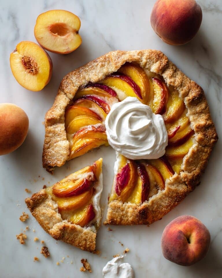 Homemade Peach Rhubarb Galette Easier Than Pie Recipe