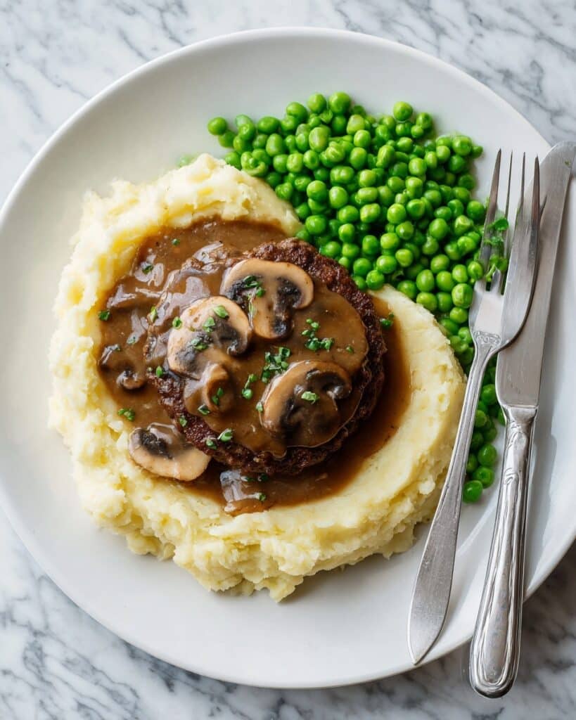 Homemade Salisbury Steak with Mushroom Gravy Recipe