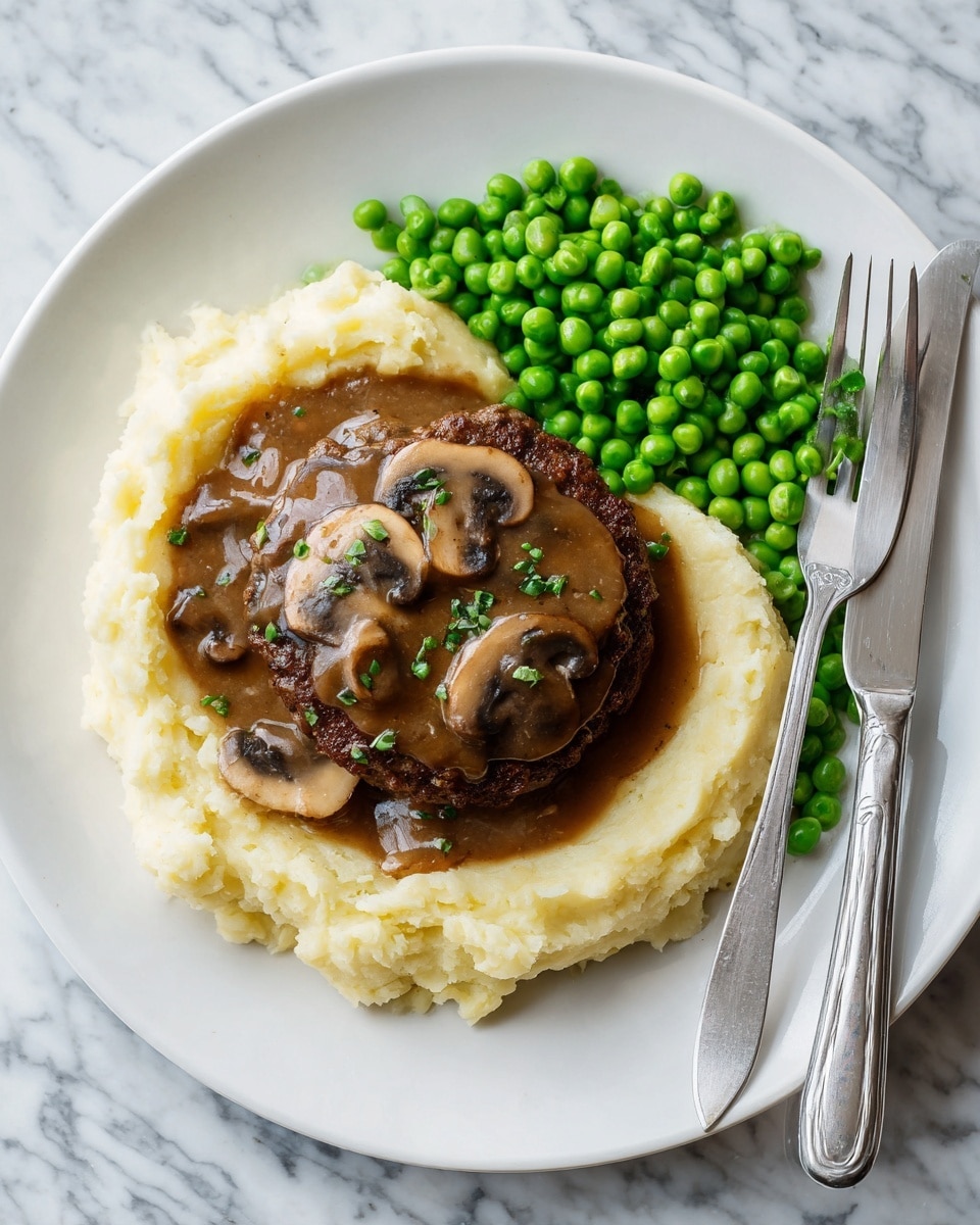 Homemade Salisbury Steak with Mushroom Gravy Recipe