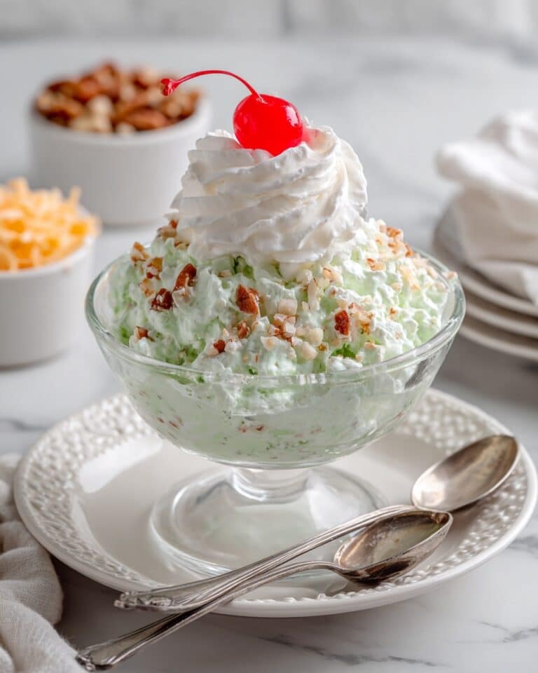 Old-Fashioned Green Jello Salad with Pineapple and Cool Whip Recipe