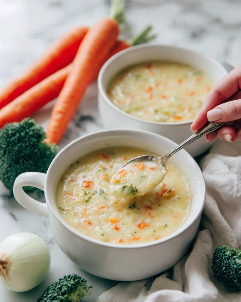 Creamy Broccoli Cheddar Soup Copycat Recipe